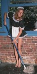 sissy maid mopping